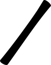 Simplicity in Design: A Black Rectangle on a White Background