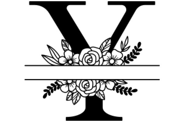 Elegant Logo of a Flower Bouquet with a Letter 'Y'