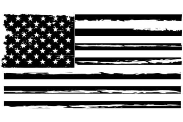 United States Flag with a Distressed Texture