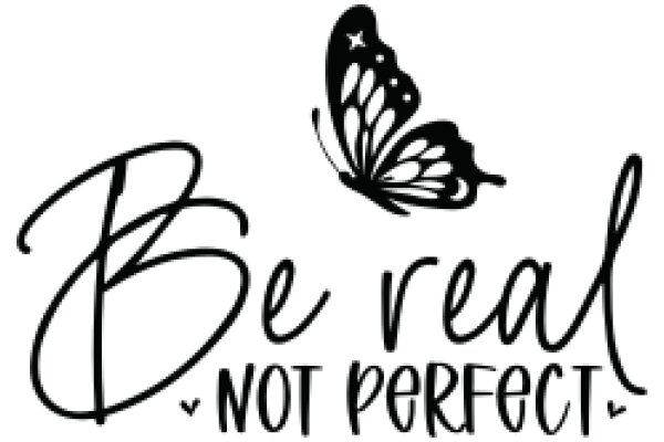 Be Real, Not Perfect: A Butterfly Affirmation