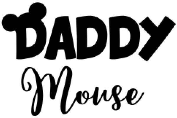 Disney-Inspired Logo: A Playful Blend of 'Daddy Mouse'