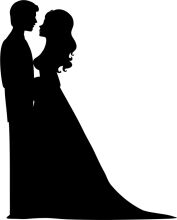 A Silhouette of Love: A Couple's Embrace