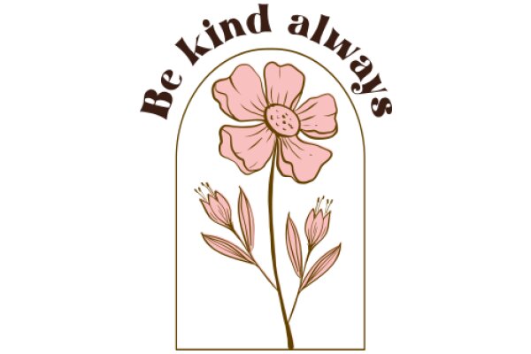 Be Kind Always: A Flowery Affirmation