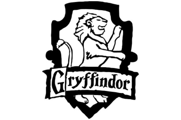 Gryffindor House Crest: A Pixelated Artwork