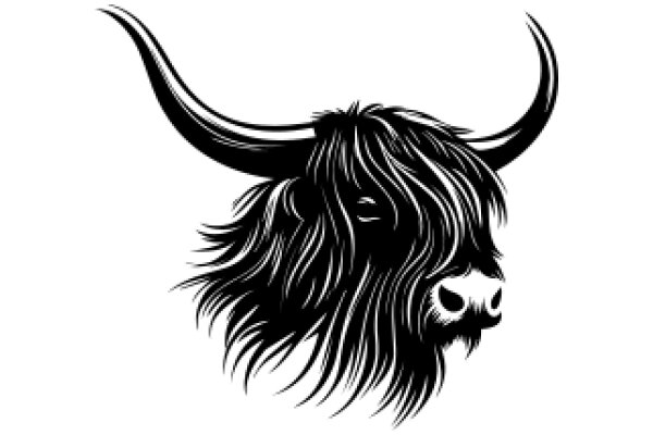 Stylized Bull Head Icon