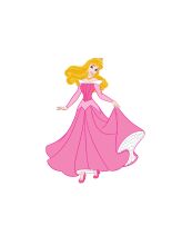 A Whimsical Princess in a Pink Dress