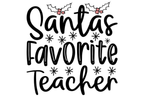 Santa's Favorite Teacher: A Festive Holiday Greeting