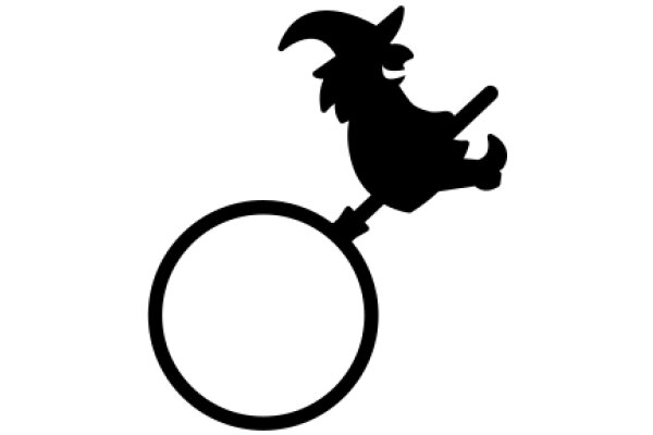 Silhouette of a Wizard on a Ring