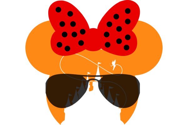 Vivid Illustration of a Ladybug with a Pair of Sunglasses