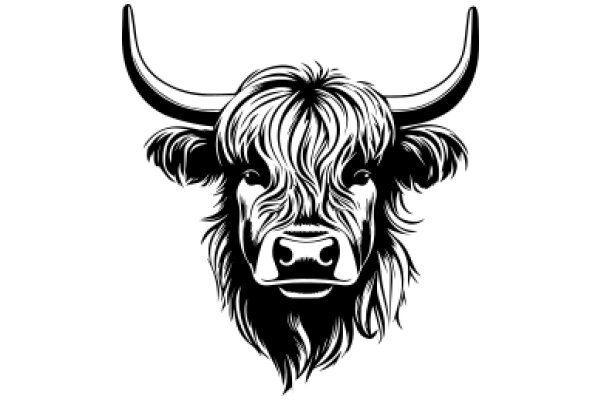 Stylized Bull Head Design