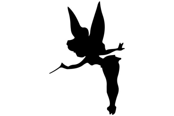 Silhouette of a Tinkerbell-like Figure