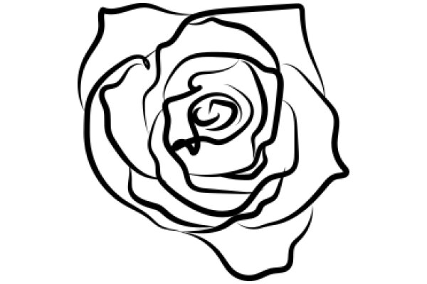 Stylized Rose: A Abstract Artwork