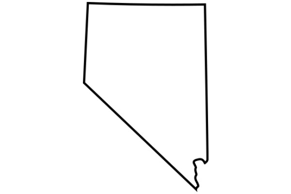 Simplified State Outline: A Graphic Representation of a State's Boundaries