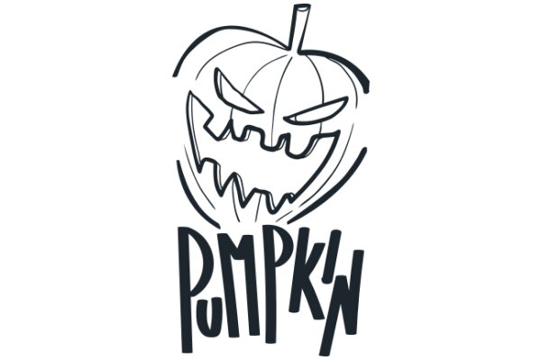 Pumpkin: A Playful Halloween-Themed Logo