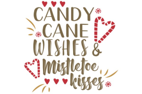 Candy Cane Wishes: A Festive Greeting