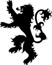 Silhouette of a Lion-like Creature