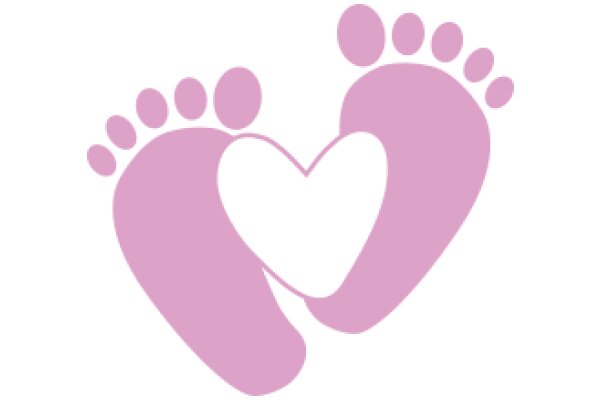 A Pink Footprint Logo