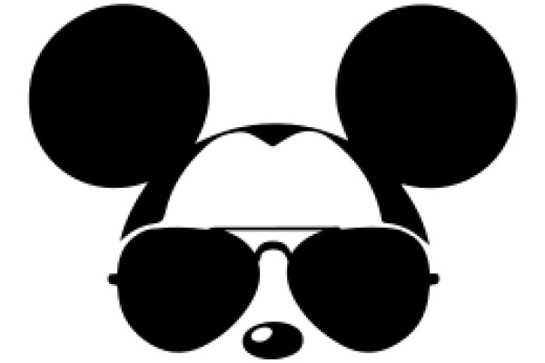 Stylish Icon of Mickey Mouse with Sunglasses