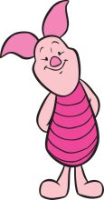 Pink Piggy: A Friendly Cartoon Character