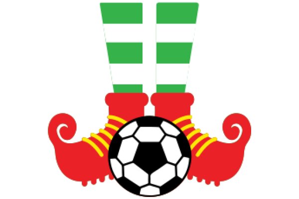 Soccer Ball and Shoes Logo