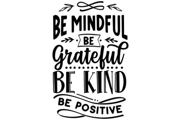 Be Mindful, Be Grateful, Be Positive: A Daily Motivational Quote