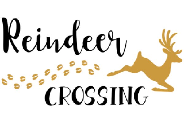 Reindeer Crossing: A Playful Logo for a Festive Brand