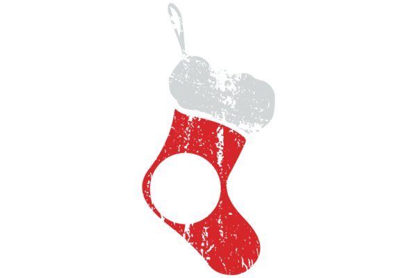 A Red Christmas Stocking with a White Topper