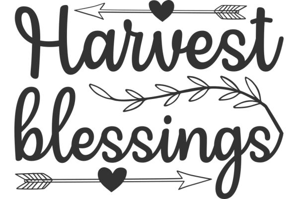 Harvest Blessings: A Symbolic Illustration of Abundance and Gratitude