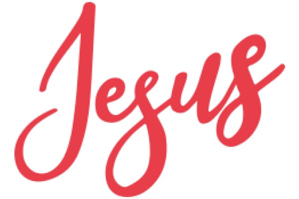 Stylish Red Logo for a Brand Named 'Jesus'