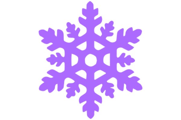 Purple Snowflake: A Symbol of Winter's Beauty