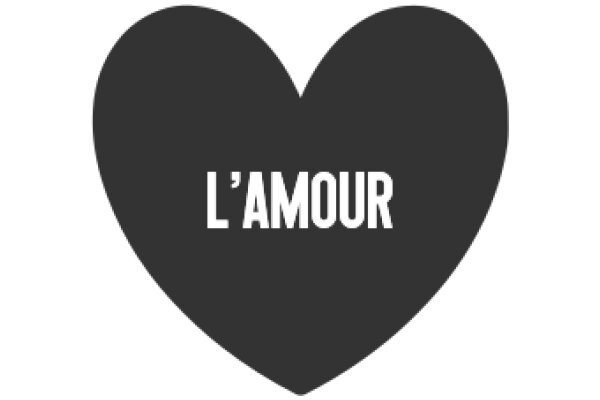 A Simple Logo for a Brand Called 'L'AMOUR'