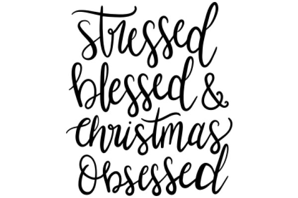 Stressed, Blessed, Christmas Obsessed