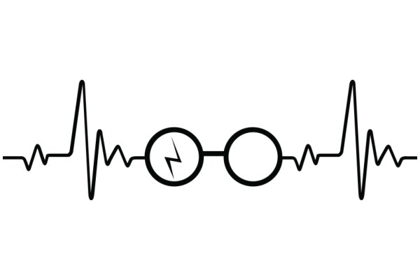 Electrocardiogram (EKG) Monitoring Device with a Clock Icon