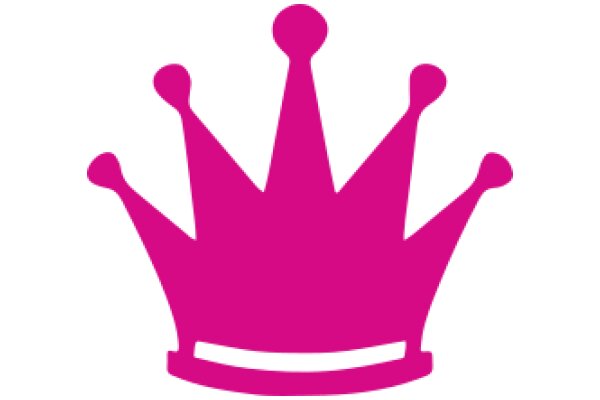 Vibrant Pink Crown with Spikes