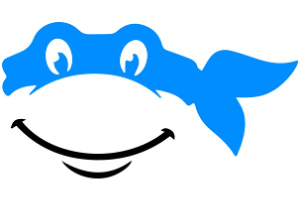 Smiling Blue Turtle Logo