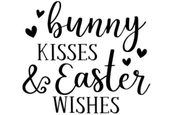 Easter Celebration: Bunny Kisses and Easter Wishes