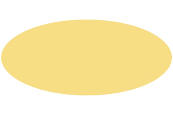 A Bright Yellow Oval Shape