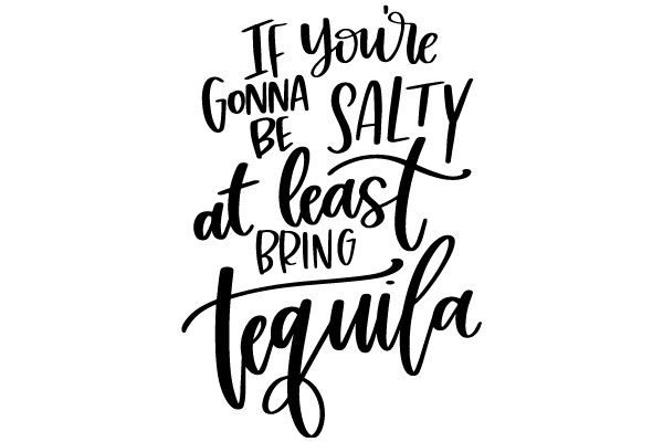 A Humorous Quote on Tequila and Salt