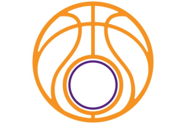 Vibrant Logo Design: A Colorful Basketball Emblem