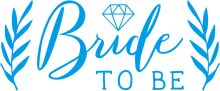 A Blue Diamond Logo for a Wedding Planning Service