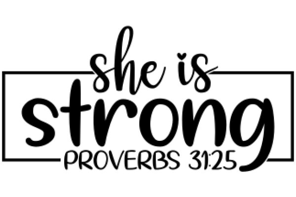 She is Strong Proverbs 31:25