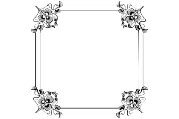 Elegant Floral Border