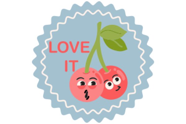 Cherry Love: A Playful Illustration of Affection