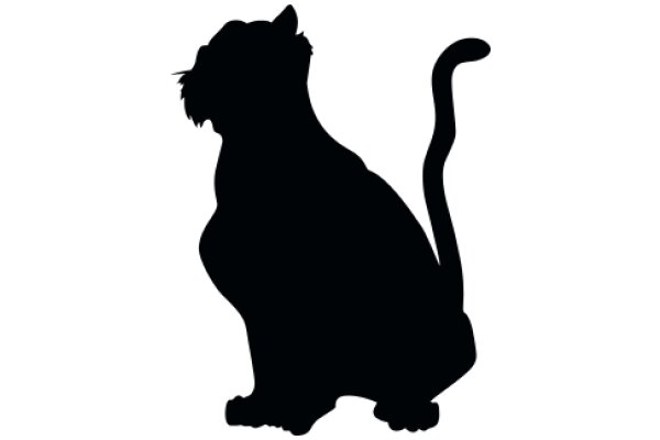 A Silhouette of a Cat: A Symbol of Mystery and Grace