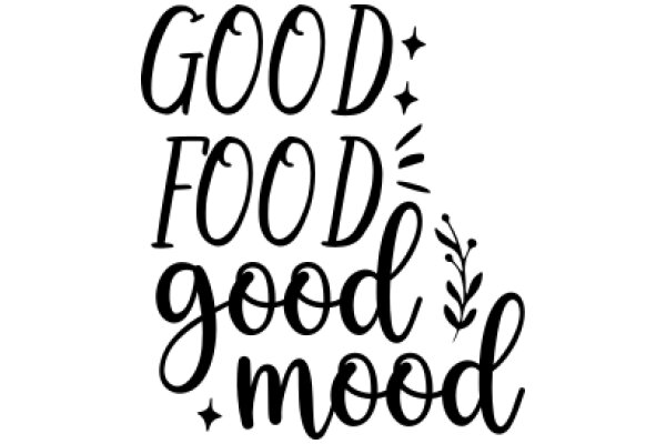 Good Food, Good Mood: A Graphic Design Poster