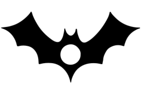 Stylized Black Bat Logo