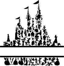 A Silhouette Story: A Journey Through the World of Disney Characters