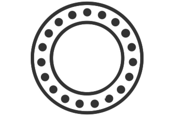 A Solid Circle on a White Background