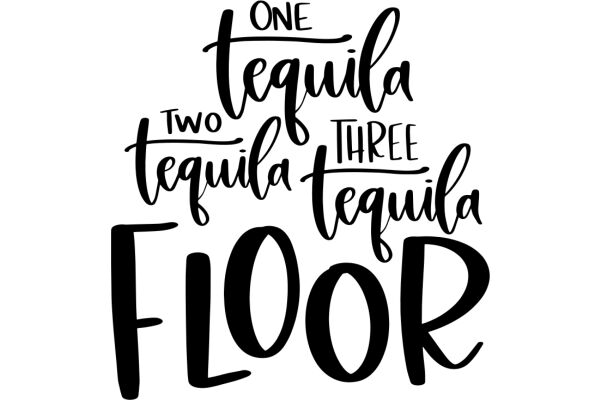 Elegant Words: A Stylish Display of Tequila-Inspired Phrases