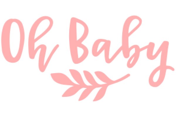 Oh Baby: A Delicate Pink Logo with a Touch of Nature